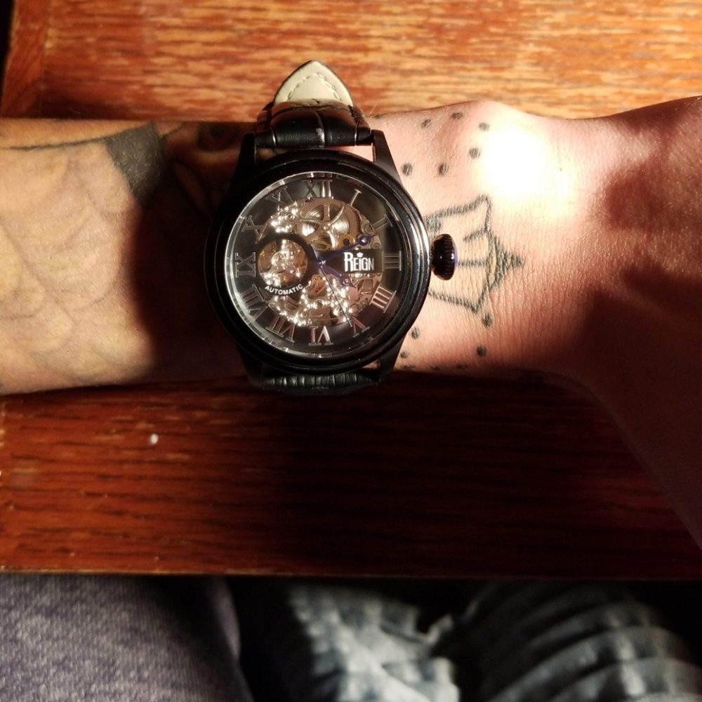 Automatic Reign Khan skeleton watch